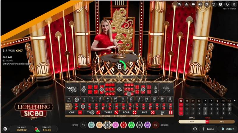 Luật chơi và cách chơi Lightning Sicbo tại 12BET